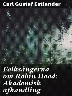 cover image of Folksångerna om Robin Hood